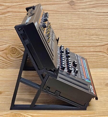 Made In The USA by THE ANALOG SOURCE 2 Tier 3D Printed Angled Desktop Mounting Stand for Roland Boutique A-01 D-05 JP-08 JU-06 JU-06A JX-03 JX-08 SH-01A TB-03 Synthesizer Sound Modules in Kuwait