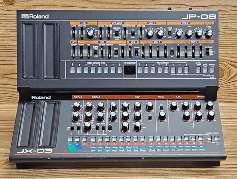 Made In The USA by THE ANALOG SOURCE 2 Tier 3D Printed Angled Desktop Mounting Stand for Roland Boutique A-01 D-05 JP-08 JU-06 JU-06A JX-03 JX-08 SH-01A TB-03 Synthesizer Sound Modules in Kuwait