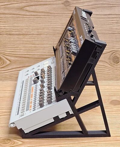 Made In The USA by THE ANALOG SOURCE 2 Tier 3D Printed Angled Desktop Mounting Stand for Roland Boutique A-01 D-05 JP-08 JU-06 JU-06A JX-03 JX-08 SH-01A TB-03 Synthesizer Sound Modules in Kuwait