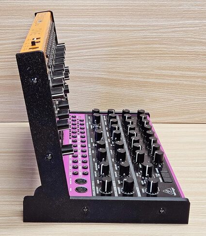 2 Tier Black Desktop Stand For Behringer Crave Edge Grind Spice Synthesizer in Kuwait