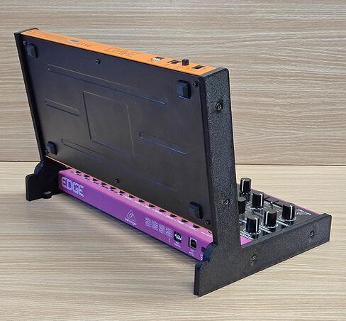 2 Tier Black Desktop Stand For Behringer Crave Edge Grind Spice Synthesizer in Kuwait