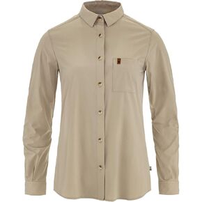 Fjallraven Ovik Lite Shirt Long Sleeve - Women's Navy Medium in Saudi Arabia