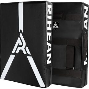 Large Kick Shield - 24" Muay Thai Kickboxing Pad with 5 Padded Handles, Dense Foam for MMA, Boxing, Martial Arts, Karate, Taekwondo Training (1 Unit) in Saudi Arabia