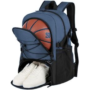 حقيبة ظهر رياضية سعة 35 لترًا مع حجرات للأحذية والكرة جيدة التهوية، وحقيبة رياضية مقاومة للماء لكرة السلة وكرة القدم والكرة الطائرة والسفر in Kuwait
