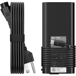 الاستبدال الأصلي Dell 130W شاحن المحمول USB C Type C Slim AC Power Adapter Dell XPS 15 2in1 9575 Precision 5550 5530 2in1 Latitude 7410 7310 7210 9410 9510 9575 5420 5520 5520 in Kuwait