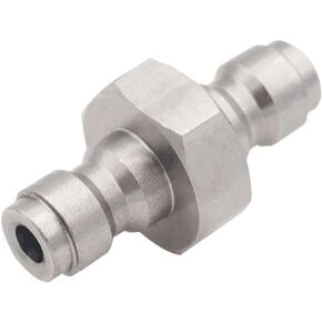 8 مللي متر قطع الاتصال السريع الفولاذ المقاوم للصدأ ذكر مزدوج اتصال سريع ملء الحلمة المناسب in Kuwait