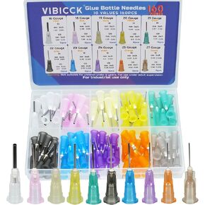 10 أحجام، 160 فوهة توزيع غراء ذات طرف حاد، أداة غراء بإبرة حادة الأنف، تستخدم لتطبيق السوائل الصناعية والمواد اللاصقة والأحبار والعطور وملمع الشفاه.0.5 بوصة، in Kuwait