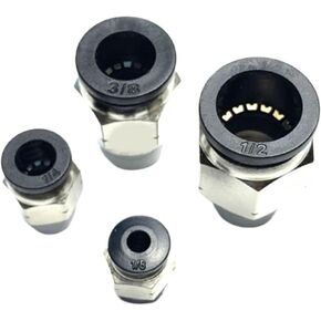 1 قطعة PC موصل سريع هوائي N1/8 N1/4 N3/8 N1/2 NPT خيط خارجي الأنابيب البريطانية 5/32 1/4 5/16 3/8 1/2 خرطوم أنابيب الهواء (PC 5l32-N01(NPT1l8)) in Kuwait