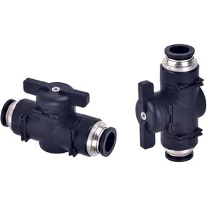 1 قطعة دفع هوائي في صمام اليد موصل سريع BUC4 6 8 10 12 مللي متر اليد لتحويل مفتاح هوائي (8 مللي متر) in Kuwait