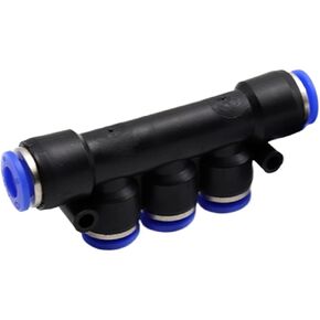 1 قطعة PKG "هوائي موصل متعدد تركيب سريع موصل هوائي دفع في صالح للهواء PK4 6 8 10 12 مللي متر (10-8-10) in Kuwait