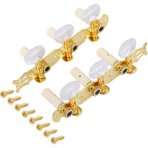 2Pcs Guitar Tuning Pegs,Classical Guitar Machine Heads Tuners,3L3R Silver Zinc Alloy Guitars Tuning Keys for Acoustic Folk Classical Guitars in Saudi Arabia