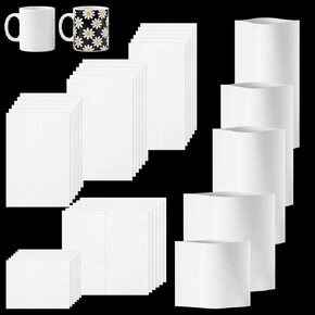 100 قطعة من أغلفة الانكماش الحراري، أكياس تغليف بيضاء، أنبوب للأكواب والأكواب والأكواب والمزيد، 5 أحجام مختلفة، 9 × 14 بوصة، 8 × 8 بوصة، 7 × 11 بوصة، 5 × 10 بوصة، 3 × 4 بوصة in Kuwait