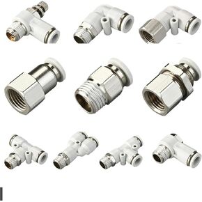 هوائي تركيب الأنابيب موصلات تركيبات خرطوم أبيض 1/4 1/2 6 مللي متر 8 مللي متر الموضوع اقتران سريع موصل أنبوب الهواء 1 قطعة (4-02 (4mm-1l4) ، PL) in Kuwait