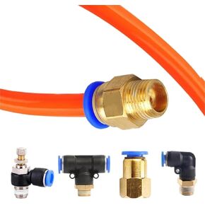 هوائي موصل الهواء المناسب PC PCF/PL/PLF 4/6/8/10/12 مللي متر موضوع 1/8 1/4 3/8 1/2 1 قطعة (4-01 ، قطعة) in Kuwait