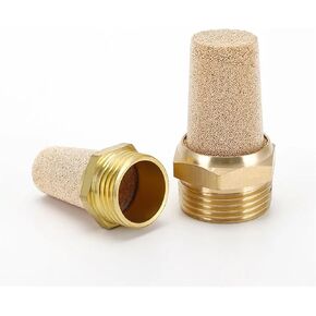 كاتم صوت عادم هوائي 1/8 1/4 3/8 1/2 خيط ذكر 1 قطعة (طويل BSL، 3/4") in Kuwait