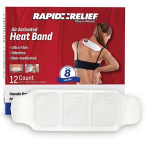 أربطة حرارية منشطة بالهواء للإغاثة السريعة للرقبة والأكتاف، 12 عبوة - تخفيف الحرارة المستهدف للعضلات المتصلبة وتوتر الكتف والأوجاع اليومية in Kuwait