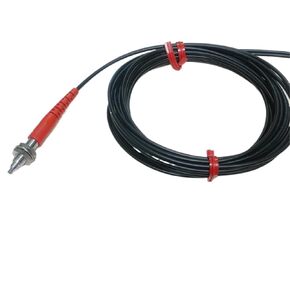 Optic Fiber Sensor M6 Thread 2-cores Diffuse Plastic Fiber 2M 5M Cable Length 2.2mm Fiber Cable R=25mm FFR-620 FR-610(1M Cable Length) in Kuwait