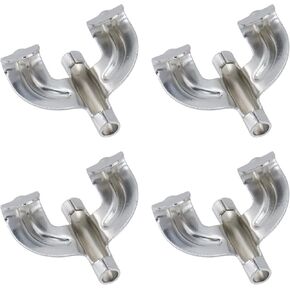 Oedema 4 Pcs Bass Drum Claw Hook Iron Durable Drum Mount Claw Hooks for Instrument Percussion Replacement, Silver in Kuwait