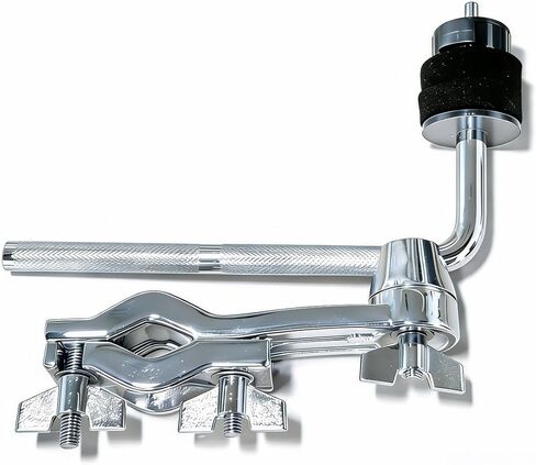 Cymbal Stand Boom Arm Attachment - Compact 7" L-Arm Holder with Heavy-Duty Clamp, Adjustable Cymbal & Percussion Mount for Drums, Percussion, and Studio Hardware in Saudi Arabia