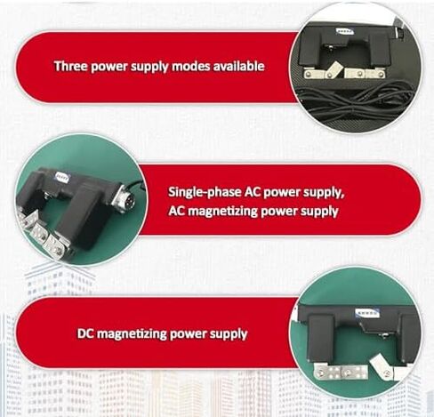 كاشف الخلل المغناطيسي، جهاز اختبار الجسيمات المغناطيسية، تيار متردد 2.2 أمبير، القوة ≥7.1 كجم (69 نيوتن)، التيار المستمر ≥22.2 كجم (216 نيوتن)، الاتصال بالكمبيوتر، معالجة القالب in Kuwait