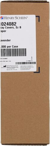 أغطية صينية Henry Schein - 8.5 بوصة × 12.25 بوصة، لافندر، ورق، للاستعمال مرة واحدة، خالية من اللاتكس - 1000/علبة - تناسب صواني Ritter B - مثالية للاستخدام الطبي وطب الأسنان in Saudi Arabia