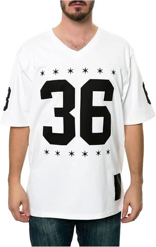 Black Scale Mens The Blvck Football Jersey, White, Large in Saudi Arabia