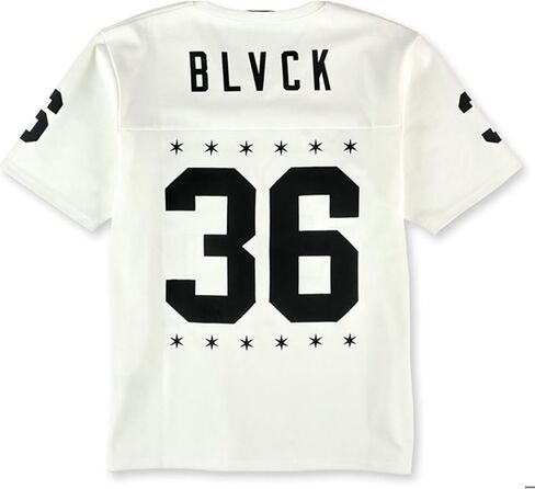 Black Scale Mens The Blvck Football Jersey, White, Large in Saudi Arabia