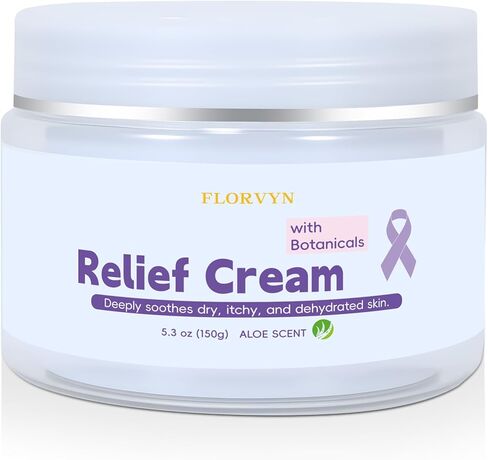 Radiation Burn Relief Cream, Soothing Moisture Cream for Sensitive Patients, Dry & Irritated Skin, Nourishing Hydration, Gentle Daily Skincare Cream for Calming Redness & Discomfort, Aloe Vera Scent in Saudi Arabia