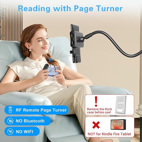 جهاز الكمبيوتر اللوحي ، وقفًا لأشقاء acessories القراءة في السرير ، حامل ذراع لوحي خالٍ من اليدين لملحق Kindle ، متوافقًا مع Tablet Fire Fire Kindle iPhone 4.5-12.9 بوصة in Kuwait