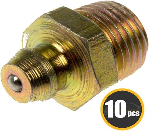 KarParts360 Grease Fittings | Brass | 1 Fitting Type | Straight Angle | Unified Fitting Format in Saudi Arabia