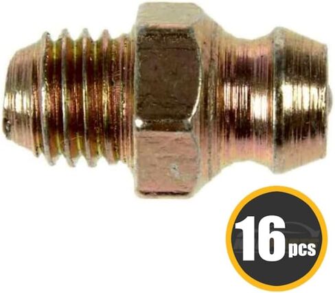 تركيبات الشحوم KarParts360 | الصلب | لمسة نهائية من الزنك الأصفر | 1 نوع التركيب | النوع المستقيم | نوع الخيط الرفيع | استبدال ل 89025546 in Saudi Arabia