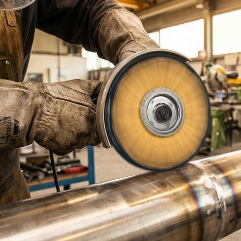 3PCS 10" x 5/8" Arbor S-Shape Airway Buffing Wheel Kit, Upgraded Flange-Free Hub, Angle Grinder Polishing Wheels for Mirror Finish on Semi Truck Wheels, Fuel Tanks, Bumpers, Steps & Diamond in Kuwait