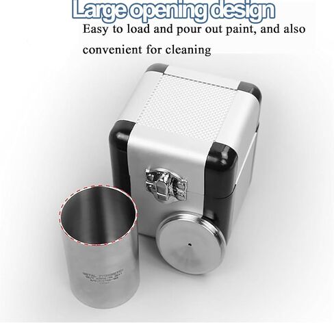 Paint Specific Gravity Cup, Aluminum Density Cup with Spill-Proof Cover, High Accuracy Coating Density Tester, 37ml 50ml 100ml Optional, for Paint, Ink, Oil in Saudi Arabia
