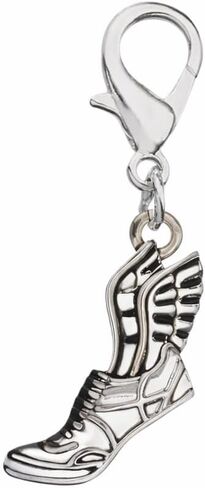 Winged Foot Charm and Hanging Charm – Track and Field Jewelry Symbol for DIY Projects, Crafting, Bracelets, Necklaces, Earrings, Gifts, and Sports Enthusiasts in Kuwait