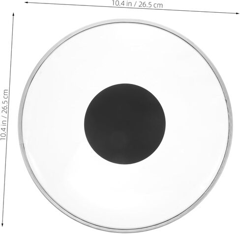 Transparent 10.43 Inch Drum Head with Reinforcement Dot and Overtone Ring Durable Drum Skin for Snare Practice and Live Performance in Saudi Arabia