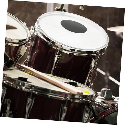 Transparent 10.43 Inch Drum Head with Reinforcement Dot and Overtone Ring Durable Drum Skin for Snare Practice and Live Performance in Saudi Arabia