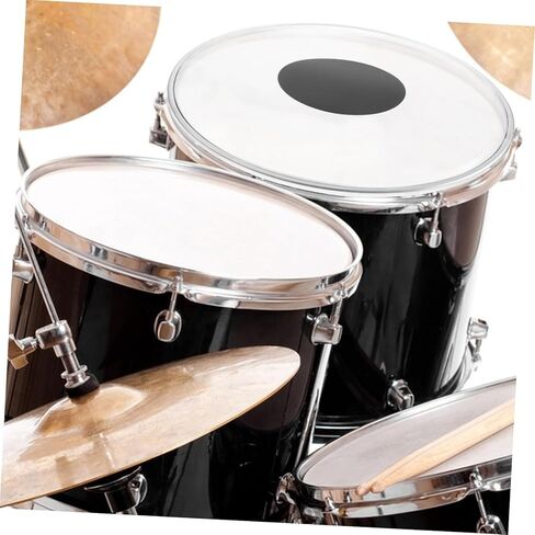 Transparent 10.43 Inch Drum Head with Reinforcement Dot and Overtone Ring Durable Drum Skin for Snare Practice and Live Performance in Saudi Arabia