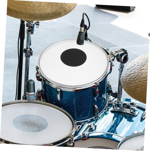 Transparent 10.43 Inch Drum Head with Reinforcement Dot and Overtone Ring Durable Drum Skin for Snare Practice and Live Performance in Saudi Arabia
