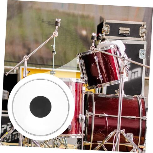 Transparent 10.43 Inch Drum Head with Reinforcement Dot and Overtone Ring Durable Drum Skin for Snare Practice and Live Performance in Saudi Arabia