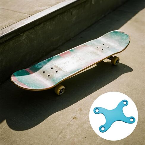 2 قطعة حشية لوح التزلج المعدنية Longboard سطح السفينة حامي غسالة دعم منع بالوعة واقية غرق الأجهزة in Saudi Arabia