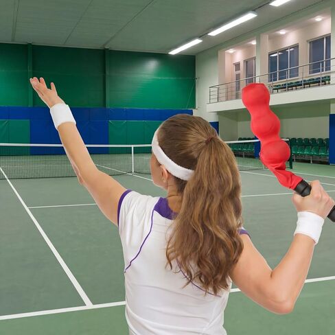 1 Pcs Tennis Serve Trainer Rebound Aid Moving Ball Tool Improves Rhythm Smooth Swing Serve Training Sock Correct Posture Suitable for Beginners and Professional Players Portable Equipment in Saudi Arabia