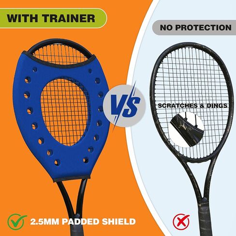 MR Sweet Spot Trainer، غطاء حماية لتدريب مضرب التنس Sweet Spot Trainer، غطاء حماية مساعد تدريب التأرجح لمؤشر التنس، مساعد تدريب التأرجح للمبتدئين، مجموعة من 2 in Kuwait