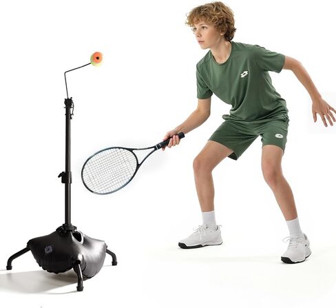 مساعد تدريب التنس، تمرين التنس توب سبين سريع ومتقن ضربات أرضية قوية، معدات تدريب التنس للمبتدئين واللاعبين المتوسطين in Kuwait