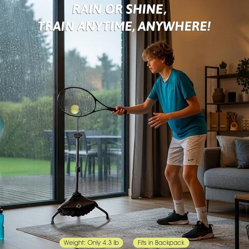 مساعد تدريب التنس، تمرين التنس توب سبين سريع ومتقن ضربات أرضية قوية، معدات تدريب التنس للمبتدئين واللاعبين المتوسطين in Kuwait