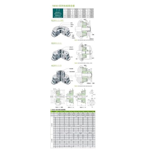 TQESC1-20A Single-Piece Dry Type 2.5kg Mechanical Flange Mounted 20N.mA Clutch(TQESC1-20A shaft25mm) in Saudi Arabia