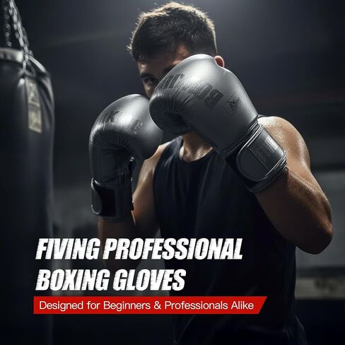 FIVING Boxing Gloves with Hand Wraps for Men and Women, Kickboxing, Mixed Martial Arts, Muay Thai, MMA, Heavy Bag Training in Saudi Arabia