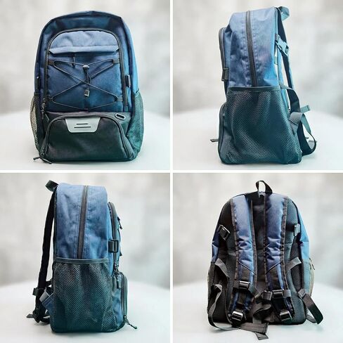 حقيبة ظهر رياضية سعة 35 لترًا مع حجرات للأحذية والكرة جيدة التهوية، وحقيبة رياضية مقاومة للماء لكرة السلة وكرة القدم والكرة الطائرة والسفر in Kuwait