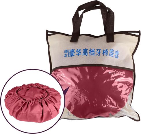 طقم أغطية كراسي الأسنان مكون من 4 قطع - جلد بولي يوريثان بالكامل، حافظة واقية مقاومة للماء ومرنة لمعدات طبيب الأسنان (متوسط ​​الحجم، أرجواني) in Kuwait