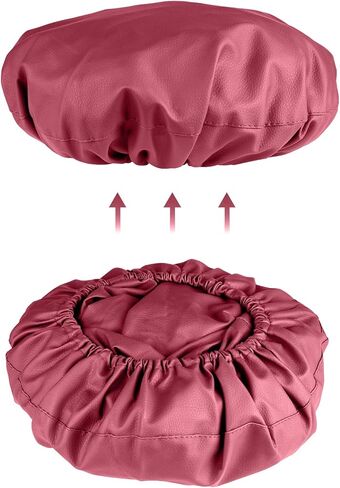 طقم أغطية كراسي الأسنان مكون من 4 قطع - جلد بولي يوريثان بالكامل، حافظة واقية مقاومة للماء ومرنة لمعدات طبيب الأسنان (متوسط ​​الحجم، أرجواني) in Kuwait