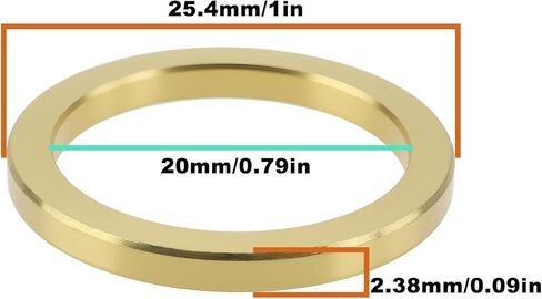 5pcs Blade Arbor Adapter Reducer Ring Brass Compatible with Stihl TS400 TS420 TS700 TS800 in Saudi Arabia